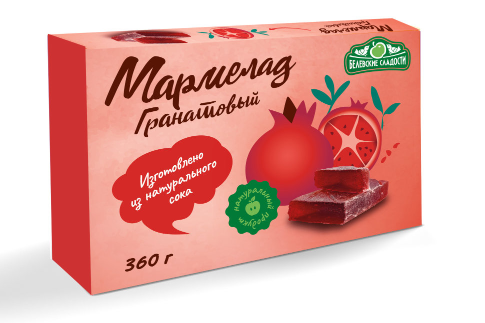  Мармелад  "Гранатовый" белевский 360г  в Архангельске