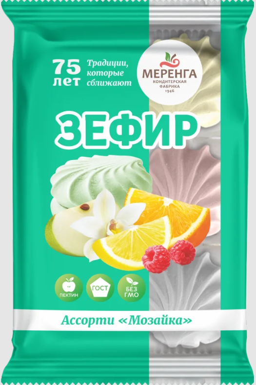 №1 Меренга Зефир Мозайка, 270г  в Архангельске
