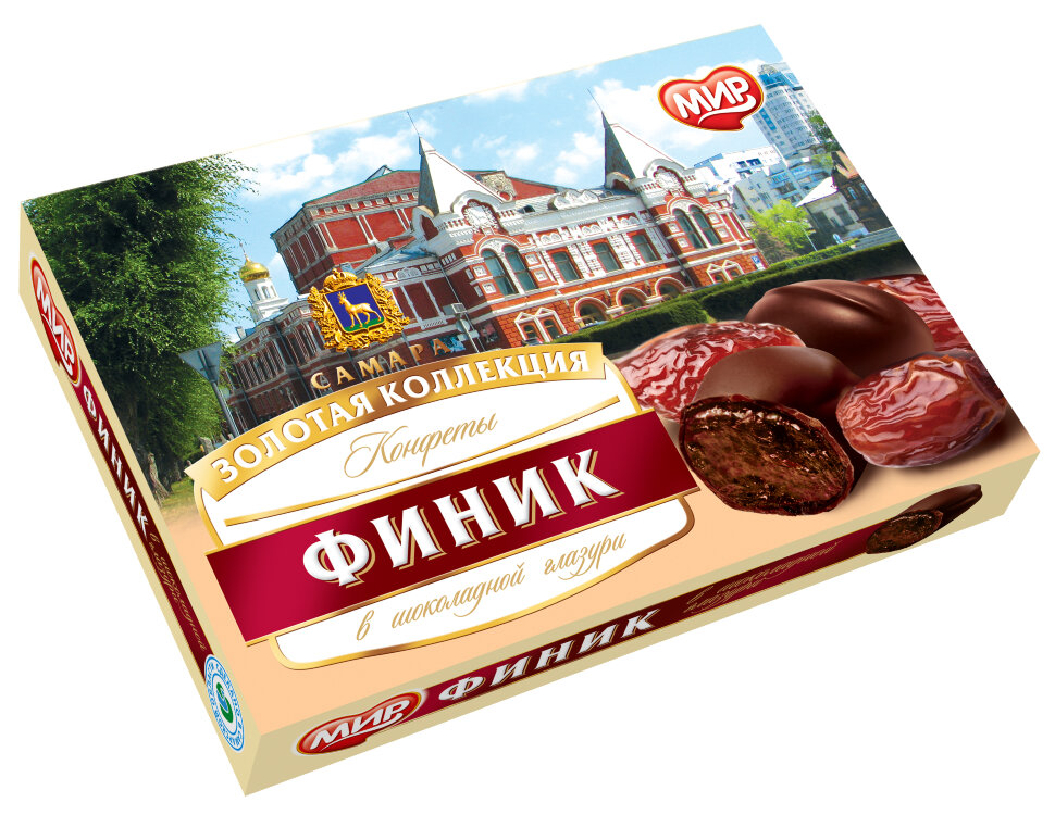  КФ МИР Финики в шоколадной глазури 160г  в Архангельске