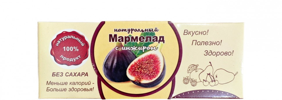  Мармелад натуральный "Инжир" 140г  в Архангельске