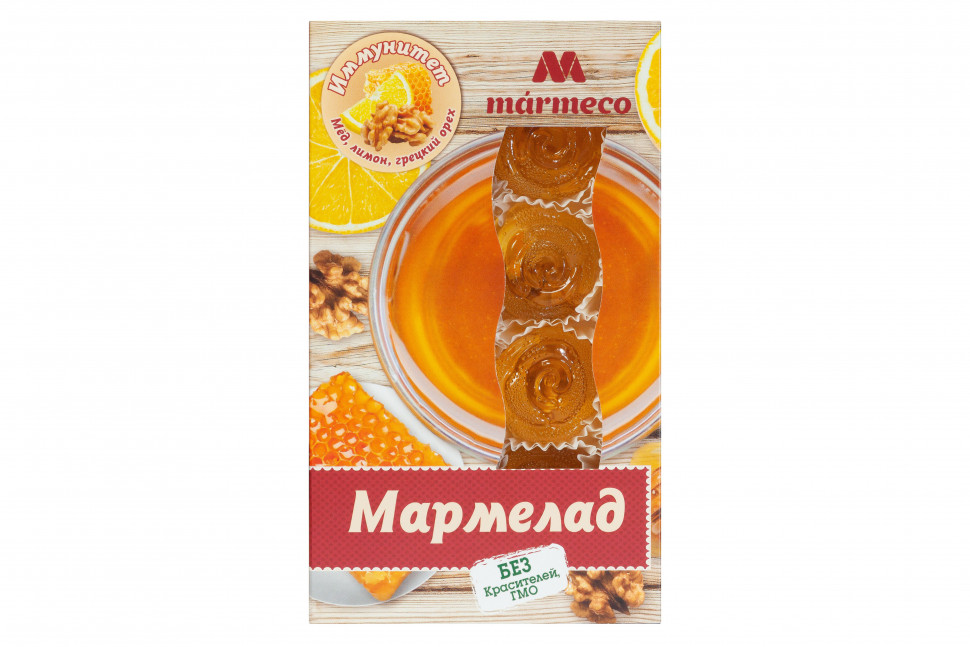  Мармелад "Иммунитет"  Мёд, лимон, грецкий орех, 180г  в Архангельске
